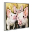 thumbnail image 3 of Stupell Industries Baby Pigs Animal Yellow Watercolor Painting, 24 x 30,Design by George Dyachenko, 3 of 5