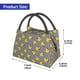 thumbnail image 2 of Fotbe Christmas hat duck Bolsa Térmica Portátil con Estampado, Bolsa de Entrega de Alimentos Aislada, Bolsa Reutilizable de Gran Capacidad para Comidas y Supermercado, 2 of 6