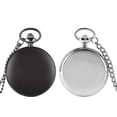 thumbnail image 3 of Minzimin Set of 2 Classic Pocket Watch with Chain for Men and Women, 3 of 7