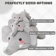 thumbnail image 2 of Peluche pesado TOYSYM Elephant de 0,73 kg para niños y adultos, 2 of 9
