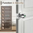 thumbnail image 5 of Cikuci Smart Door Lock, Fingerprint Door Lock Knob with App Control, Suitable for Home, Cloakroom, Offices, Hotels (K10), 5 of 8