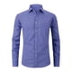 thumbnail image 4 of pstuiky hombres de manga larga, Camisa informal y moderna de manga larga con solapa y botones en color liso para hombre camisetas de hombre xxxl, 4 of 4