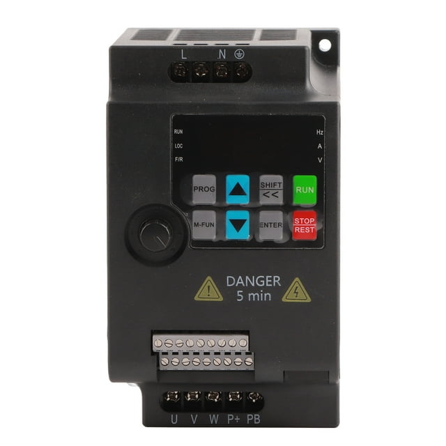 SKI780‑0D75G‑1 Mini inversor de frecuencia VFD monofásico a trifásico (220 V CA, 0,75 kW)