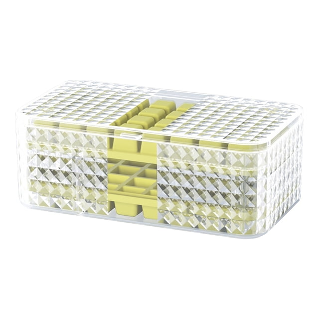 Household Ice Making With Automatic Storage Integrated Large-Capacity Pressing Ice Tray With And Support 64 Cavities