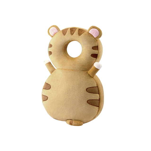 Yhmxh Mochila protectora para la cabeza del andador del bebé, almohadilla protectora para la cabeza del niño pequeño, tigre