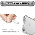 thumbnail image 4 of iPhone SE 2020 / iPhone 12 12 Pro Max / 11 11 Pro Max / XR X XS XS Max / 7 8 Plus Case, Njjex iPhone X Crystal Clear Shock Absorption Technology Bumper Soft TPU Cover Case for Apple, 4 of 5
