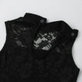 thumbnail image 7 of LiiYii Kids Girls Floral Lace Open Back Ballet Dance Leotard Sleeveless Active Skating Gymnastic Outfit Black L, 7 of 7