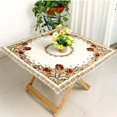 thumbnail image 2 of Bgsha Nappe Brodée Vintage Rurale en Dentelle Florale Housse de Table Décoration de Mariage, 2 of 7