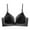 Black, variant on Bras for Women Wireless Seamless Triangle Bra, Pullover Everyday Lingerie with Thin Straps, Nude White Green Black