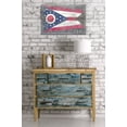 thumbnail image 3 of Rustic Ohio State Flag (16x24 Giclee Gallery Art Print, Vivid Textured Wall Decor), 3 of 3