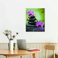thumbnail image 3 of PIKWEEK SPA Stone Zen Wall Art - Green Bamboo Picture Prints Canvas Massage Treatment Poster Artworks Modern Framed Paintings for People Home Bedroom Bathroom Living Room Decoration, 3 of 5