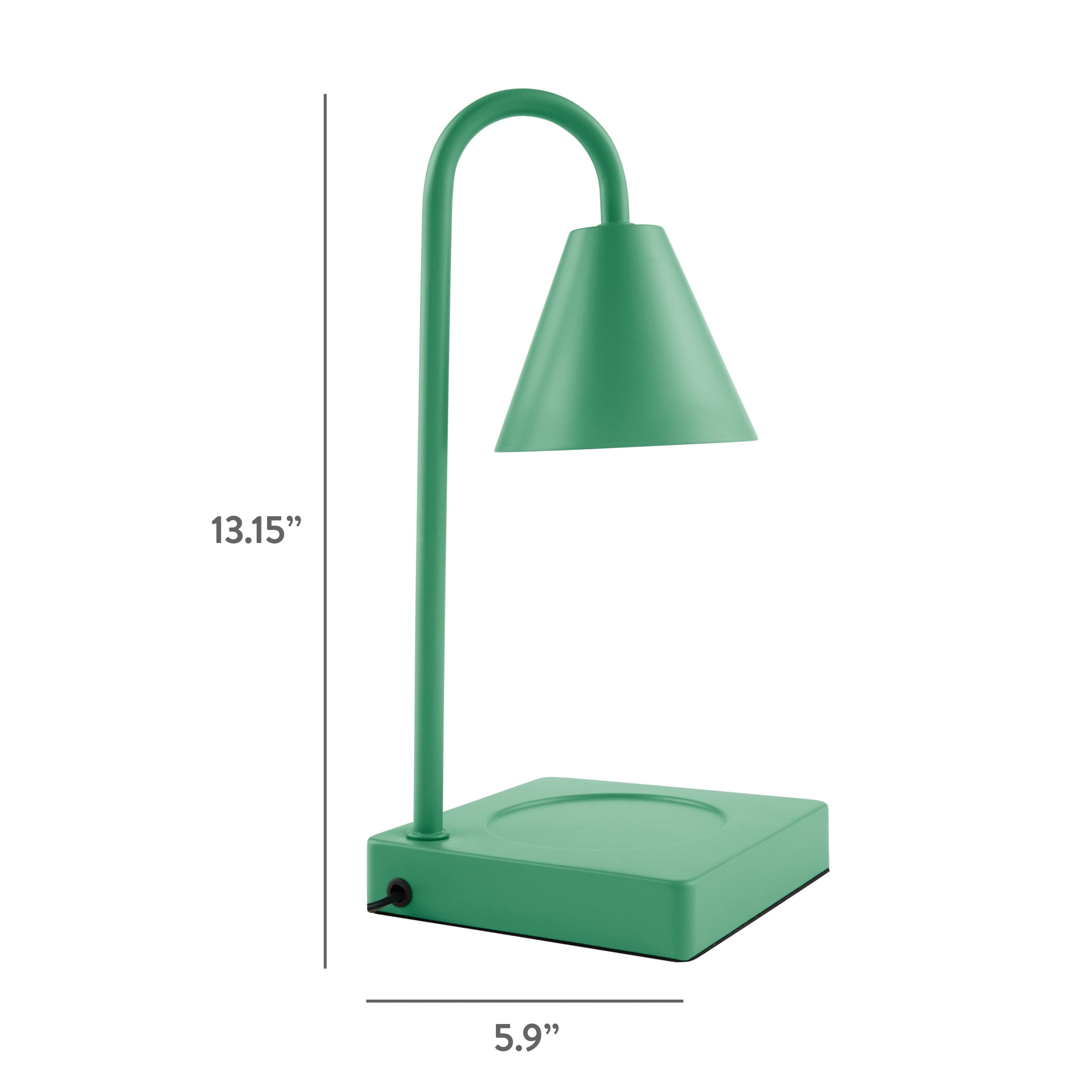 Mainstays Candle Warmer Lamp Green - Fragrance Without Flame, Fits
