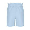 thumbnail image 6 of Diufon Girls Summer Shorts Casual High Waisted Wide Leg Pull On Shorts Kids Drawstring Boho Shorts with Pockets, 6 of 9