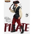 thumbnail image 2 of Disfraz de pirata Spooktacular Creations para hombre, color beige y adulto, 2 of 8