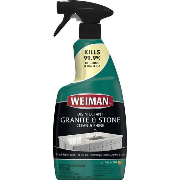 2X - Weiman Granite Stone Daily Clean Shine with Disinfectant - 24oz