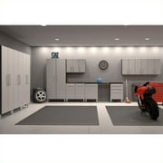 Angle View: Ulti-MATE Garage Pro 12 Piece Silver and Gray Classic System
