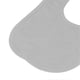 thumbnail image 4 of Cotton Baby Bib with Snap Fastener Double Layer Newborn Saliva Towel Dribble Cloth Pure Colour Grey, 4 of 4