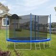 thumbnail image 5 of 2FT Trampoline for Adults & Kids with Basketball Hoop, Outdoor Trampolines w/Ladder and Safety Enclosure Net for Kids and adults, 5 of 9
