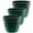 Green - Black, variant on DecoPots - 3 Pack - 9.2 Inch - Self Watering Planter - Modern Flower Pot with Water Level Indicator - 7.1" Tall - for All House Plants, Flowers, Herbs Diameter 9.2", Menthol - White