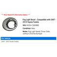 thumbnail image 2 of Fog Light Bezel - Compatible with 2007 - 2013 Toyota Tundra 2008 2009 2010 2011 2012, 2 of 2