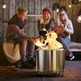 thumbnail image 6 of GIANNA 19" Smokeless Tabletop Fire Pit, Portable Outdoor Fire Pit with Carry Bag, Durable 304 Stainless Steel for Patio & Garden, Silver, 6 of 6