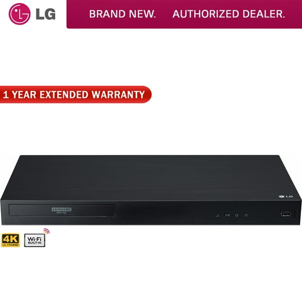 Lg Ubk90 Streaming 4k Uhd Blu Ray Player W Dolby Vision 1 Year Extended Warranty Walmart Com Walmart Com