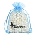 thumbnail image 5 of Bolsa de organza transparente lisa con boca de viga, bolsa de hilo para regalo de boda, bolsa de malla para embalaje de joyas, 5 of 5