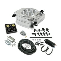 Holley Sniper EFI 550-510-3XK Sniper 2 EFI - Shiny - Inline Pump - Without PDM - 3.5 in. Screen