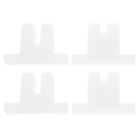 LOLIPPYY 2-Pack White Nylon Roller Assembly for Screen Window Door Repair, Smooth Sliding Replacement Parts