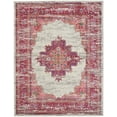 thumbnail image 4 of Nourison Passion Persian Ivory/Fuchsia 8' x 10' Area Rug, (8x10), 4 of 9