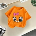 thumbnail image 4 of T-shirt à Manches Courtes Imprimé Mignon pour Filles, Été, Décontracté, Mode, Long, Rayé, Taille 8, 4 of 4
