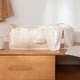 thumbnail image 3 of Bolsa de almacenamiento de edredón de poliéster de gran capacidad, blanca, 20x33x55cm, ventana transparente, asas reforzadas, cremallera resistente, plegable, resistente a la humedad, para ropa de, 3 of 5