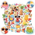 thumbnail image 3 of 35pcs-50pcs Colorful Stationery Stickers Summer Kids Stickers Tropical Teacher Reward Stickers for Laptop Suitcase Luggage, 3 of 9