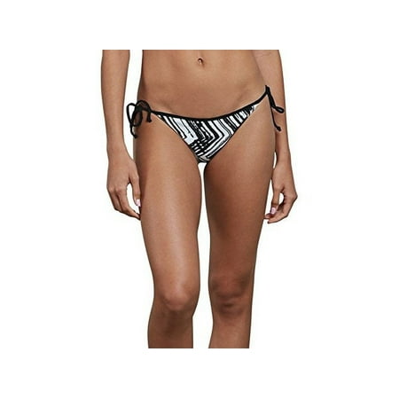 Stay Tuned Reversible Side Tie Bikini Bottom - Volcom (Black/White)   Size M