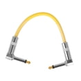 thumbnail image 2 of Milaget Guitar Patch Cable Electric Guitar Cable Length 15cm PVC Shell Connector Line yellow, 2 of 9