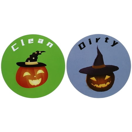 

2Pcs Round Lovely Fridge Magnets Message Double-sided Board Magnetic Stickers