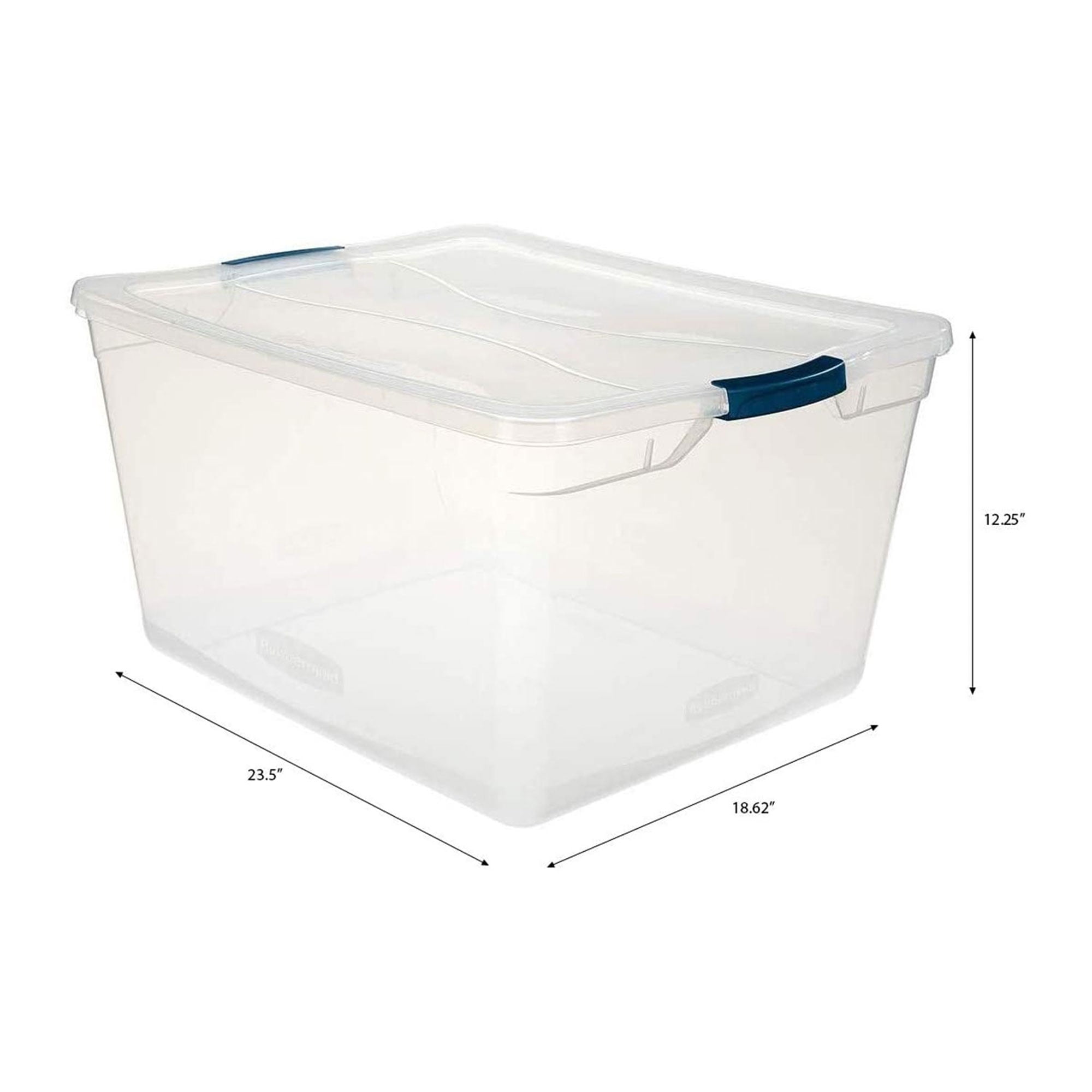 rubbermaid cleverstore clear 41 qt