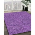 thumbnail image 2 of Ahgly Company Indoor Square Patterned Heliotrope Purple Area Rugs, 5' Square, 2 of 6