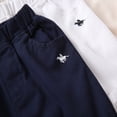 thumbnail image 5 of Boys Pants Lightweight Pocket Elastic Solid Print Shorts Breathable Everyday Wear 18-24 Months, 5 of 6