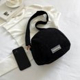 thumbnail image 4 of Bolsa de viaje, bolsa de compras de pana, carcasa de bloqueo de moda, portátil para niñas adolescentes Likrtyny Para Estrenar, 4 of 9