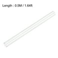 thumbnail image 5 of Uxcell 0.67''IDx0.79''ODx1.64Ft Length Rigid Round Clear Tubing Polycarbonate Plastic PC Tube 2 Pack, 5 of 5