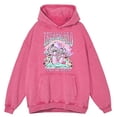 thumbnail image 2 of Sudadera con capucha retro desgastada Dreamland Enjoy The Moment para hombre, ropa deportiva de moda, 100 % algodón, ropa cálida, sudadera informal holgada, 2 of 5