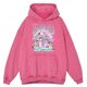 thumbnail image 2 of Sudadera con capucha retro desgastada Dreamland Enjoy The Moment para hombre, ropa deportiva de moda, 100 % algodón, ropa cálida, sudadera informal holgada, 2 of 5
