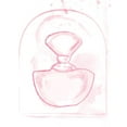 thumbnail image 2 of Grey, Jace 15x18 White Modern Wood Framed Museum Art Print Titled - Pink Perfume One, 2 of 4