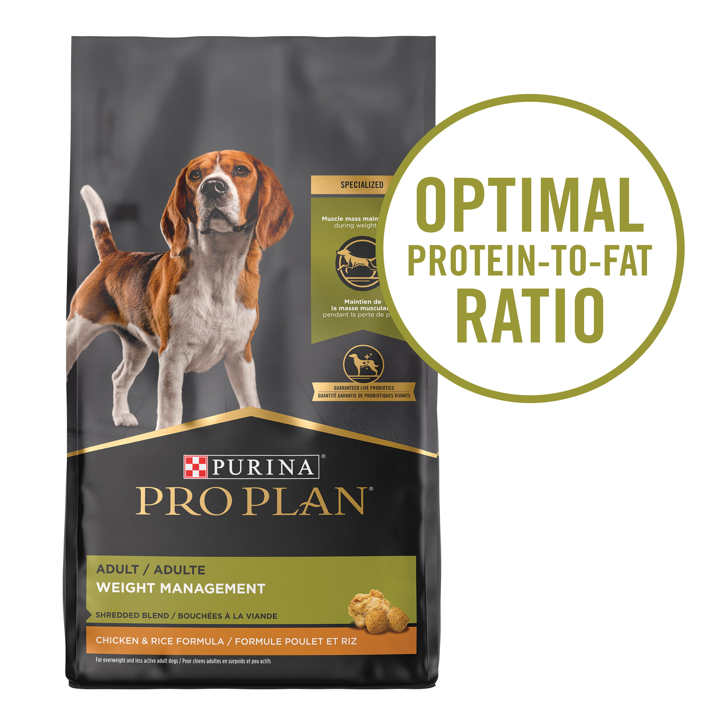 weight management dog food purina