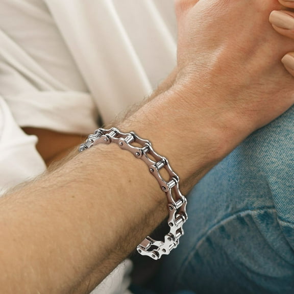 BESTOYARD Unisex Stainless Steel Bracelet with Comfortable Fit for Jewelry Supplies