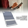 thumbnail image 3 of Funda Con Teclado Para Tableta De 11 Pulgadas, Teclado BT Y Soporte Para Bolígrafo, Recortes Precisos Y Diseño De Colmena, Compatible Con Tab M11, Tab K11, 3 of 7