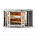 thumbnail image 1 of Oster Air Fryer Oven, 10-in-1 Countertop Toaster, Large Enough for 2 Pizzas, Stainless Steel French Doors, XL Sized, 1 of 5
