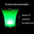 thumbnail image 4 of Led Ice Bucket, 5l Large Capacity Bottle Cooler - Champagne Cooler - Wine Cooler - Beverage Cooler - Cooler Led Waterproof With Color Change, For Part, 4 of 5