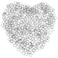 thumbnail image 1 of KONTONTY 500Pcs Small Metal Rings Polished Stainless Steel Round Split Rings for Crafting and Jewelry Links Silver, 1 of 6